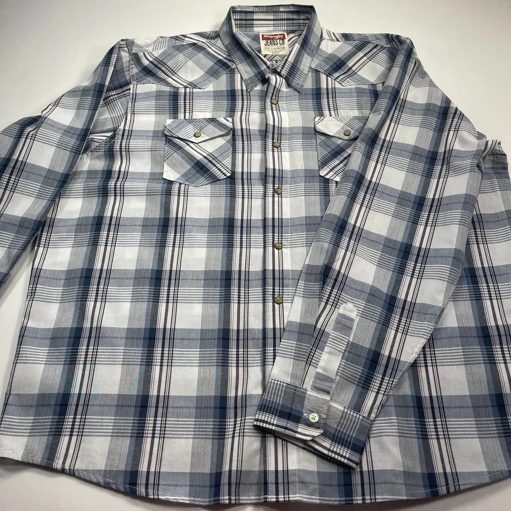 Wrangler, Long-sleeve Shirt, Men's 3XL, In great Condition - Picture 6 of 6